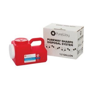 1.2 Gallon Sharps Disposal Container System (Single)